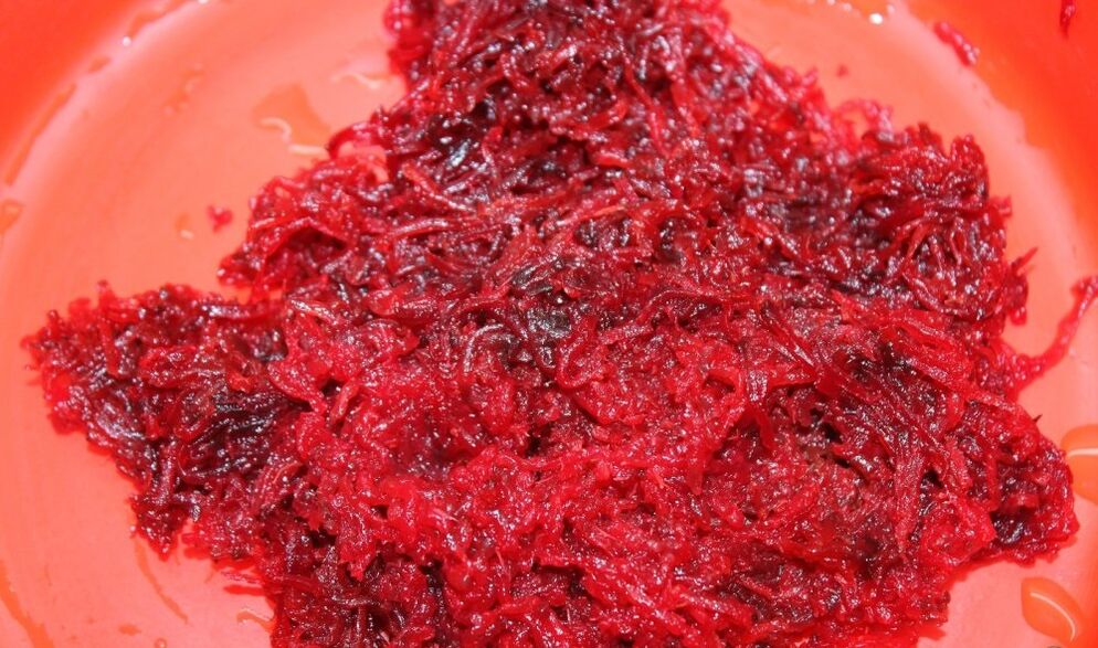 grated beets against parasites in the body